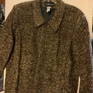 Woman’s dark gray full zipper jacket Sag Harbor